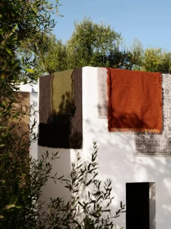 Alfombra tejida a mano para interior y exterior Marcus