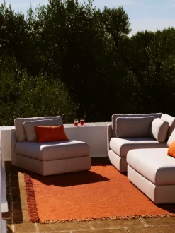 Alfombra tejida a mano para interior y exterior Marcus