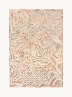 Alfombra tejida Jacquard Coral