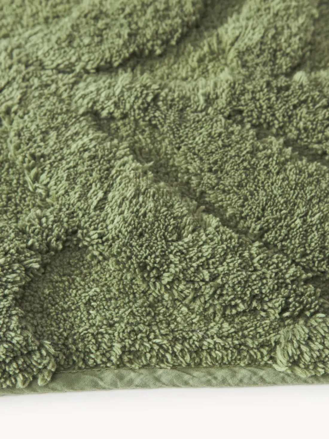 Alfombrilla de baño antideslizante con diseño en relieve Leaf
