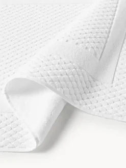 Alfombrilla de baño antideslizante con estampado de panal Katharina