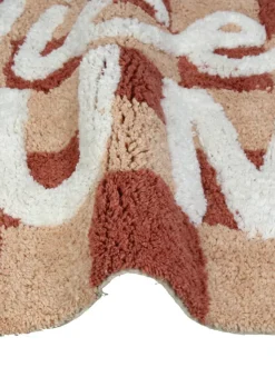 Alfombrilla de baño artesanal de algodón Nice Bum