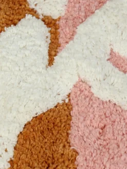 Alfombrilla de baño artesnal de algodón Bonjour