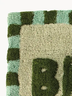 Alfombrilla de baño de algodón Bisous