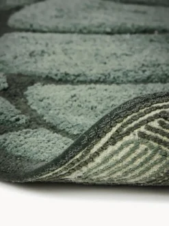 Alfombrilla de baño de algodón orgánico en forma de tortuga Lazy