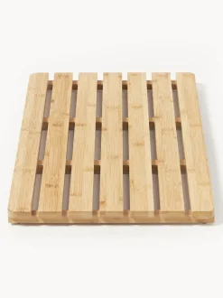 Alfombrilla de baño de bambú Kit