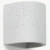 Aplique LED de hormigón para exterior Kyra