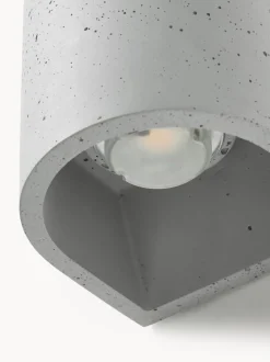 Aplique LED de hormigón para exterior Kyra