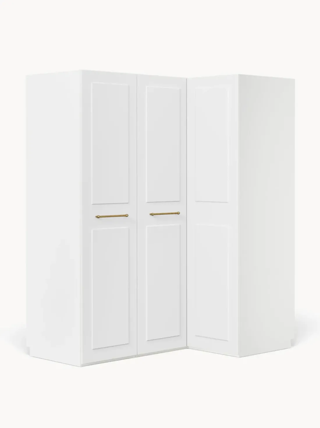 Armario esquinero modular Charlotte, 3 puertas (165 cm), diferentes variantes