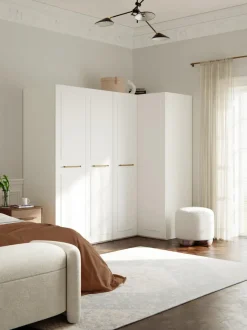 Armario esquinero modular Charlotte, 3 puertas (165 cm), diferentes variantes