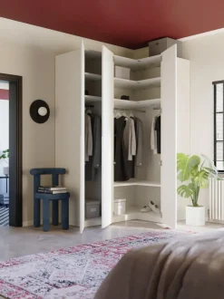 Armario esquinero modular Leon, 4 puertas (215 cm), diferentes variantes
