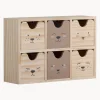Armario infantil de madera de pino Calle