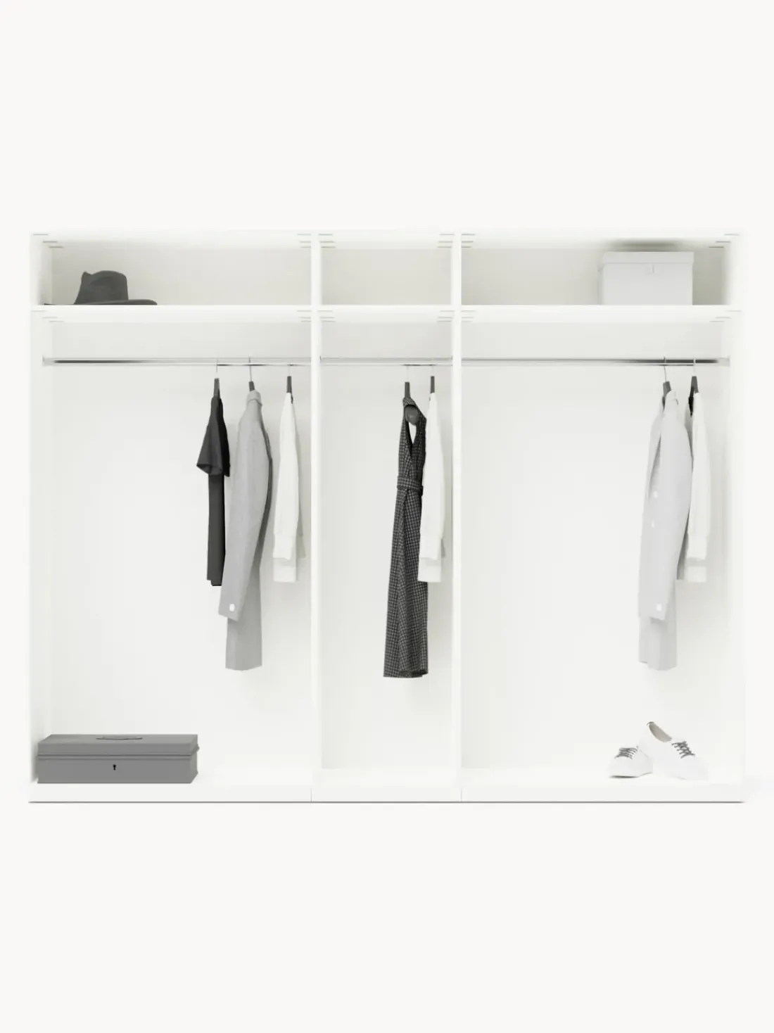 Armario modular Charlotte, An 250 cm, variantes diferentes
