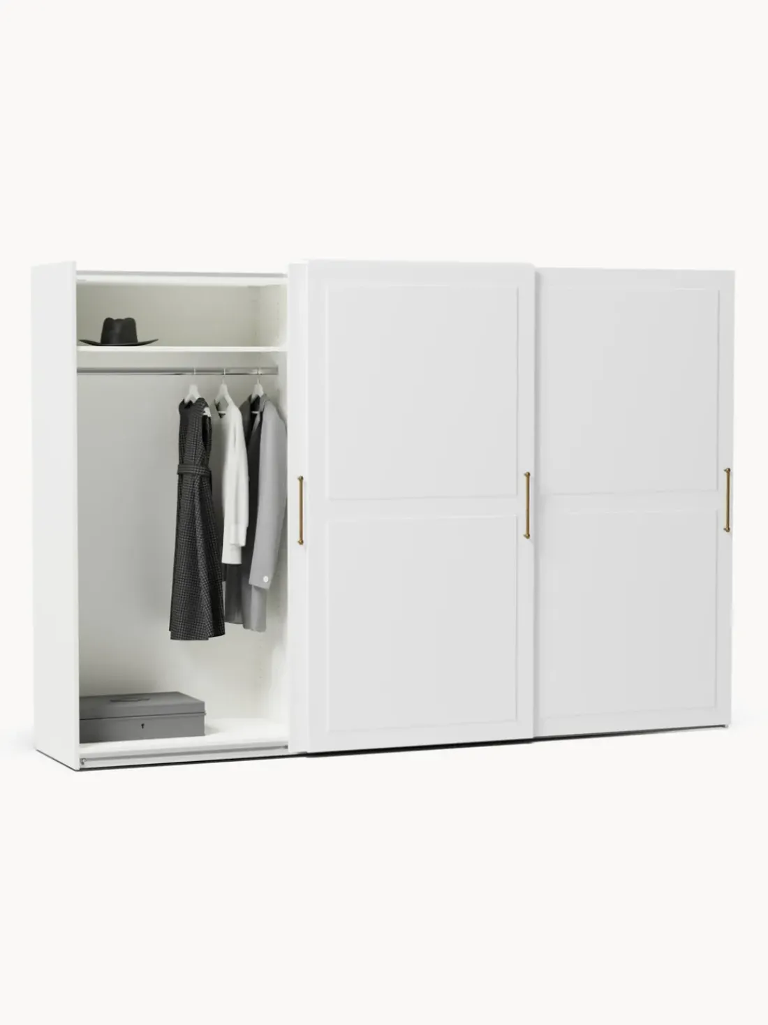 Armario modular Charlotte, 3 puertas correderas (300 cm), diferentes variantes