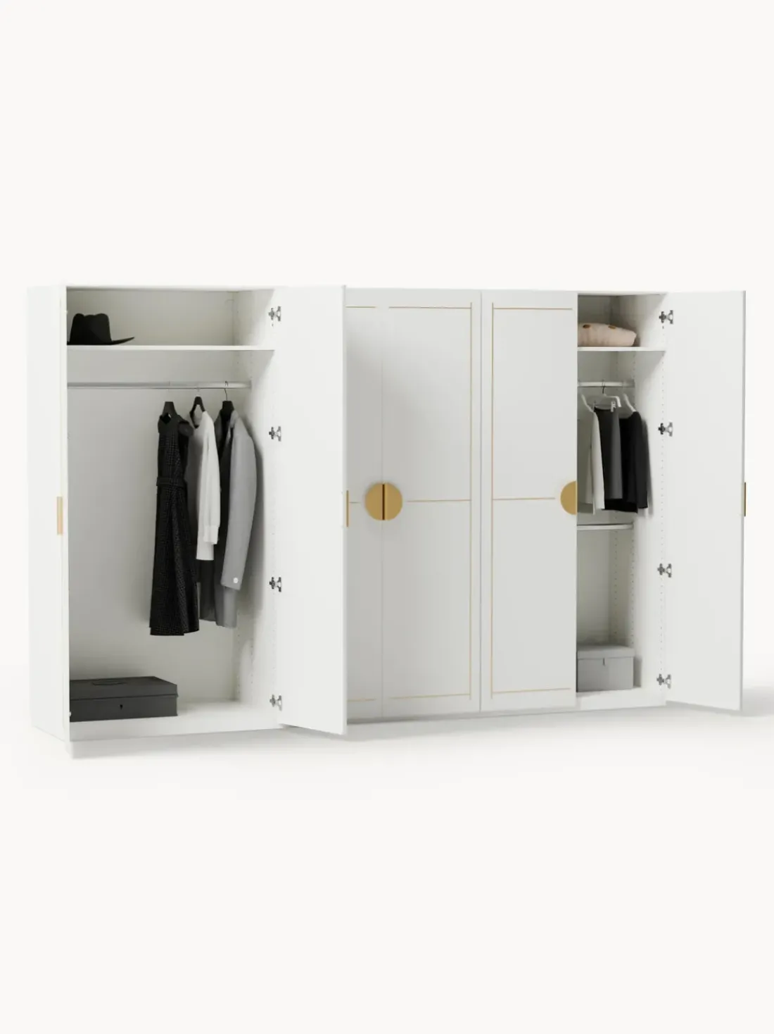 Armario modular con puertas Denise, 300 cm, variantes diferentes