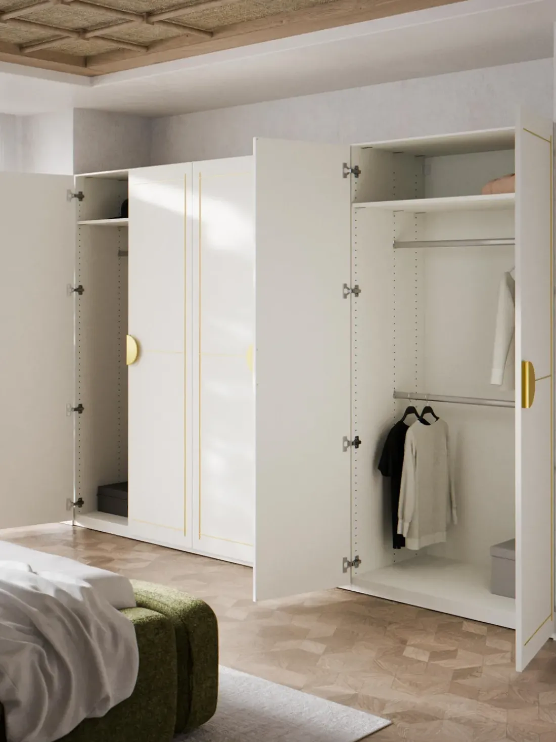 Armario modular con puertas Denise, 300 cm, variantes diferentes