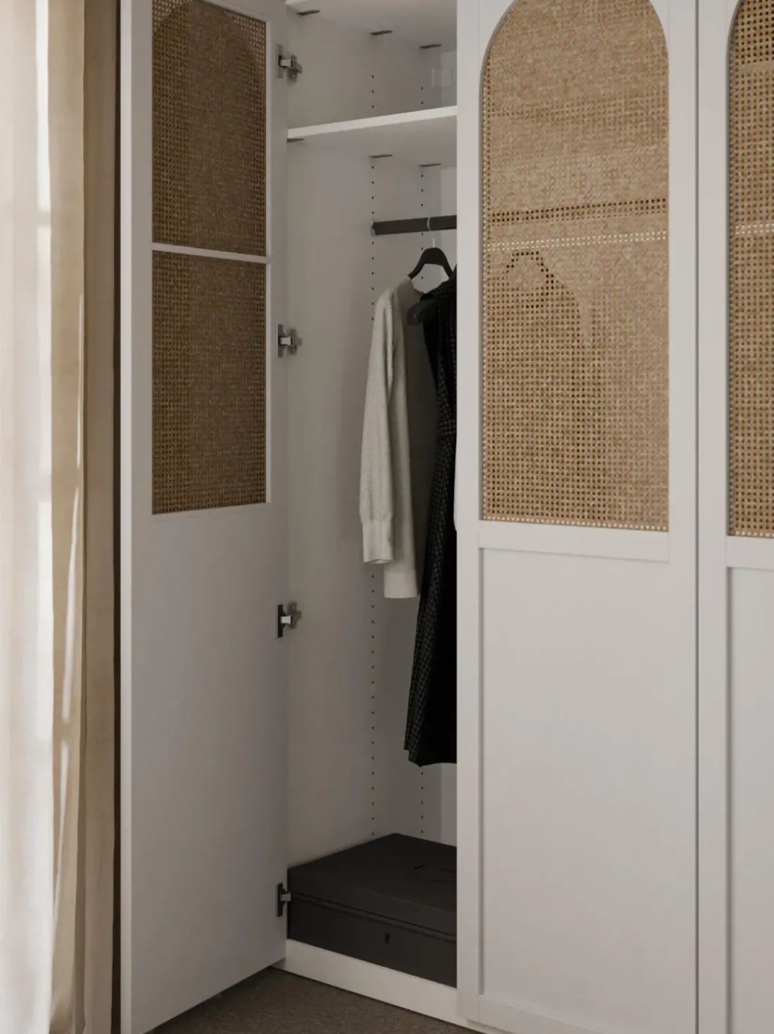 Armario modular Jeanne, 3 puertas (150 cm), variantes diferentes