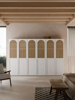 Armario modular Jeanne, 6 puertas (300 cm), diferentes opciones