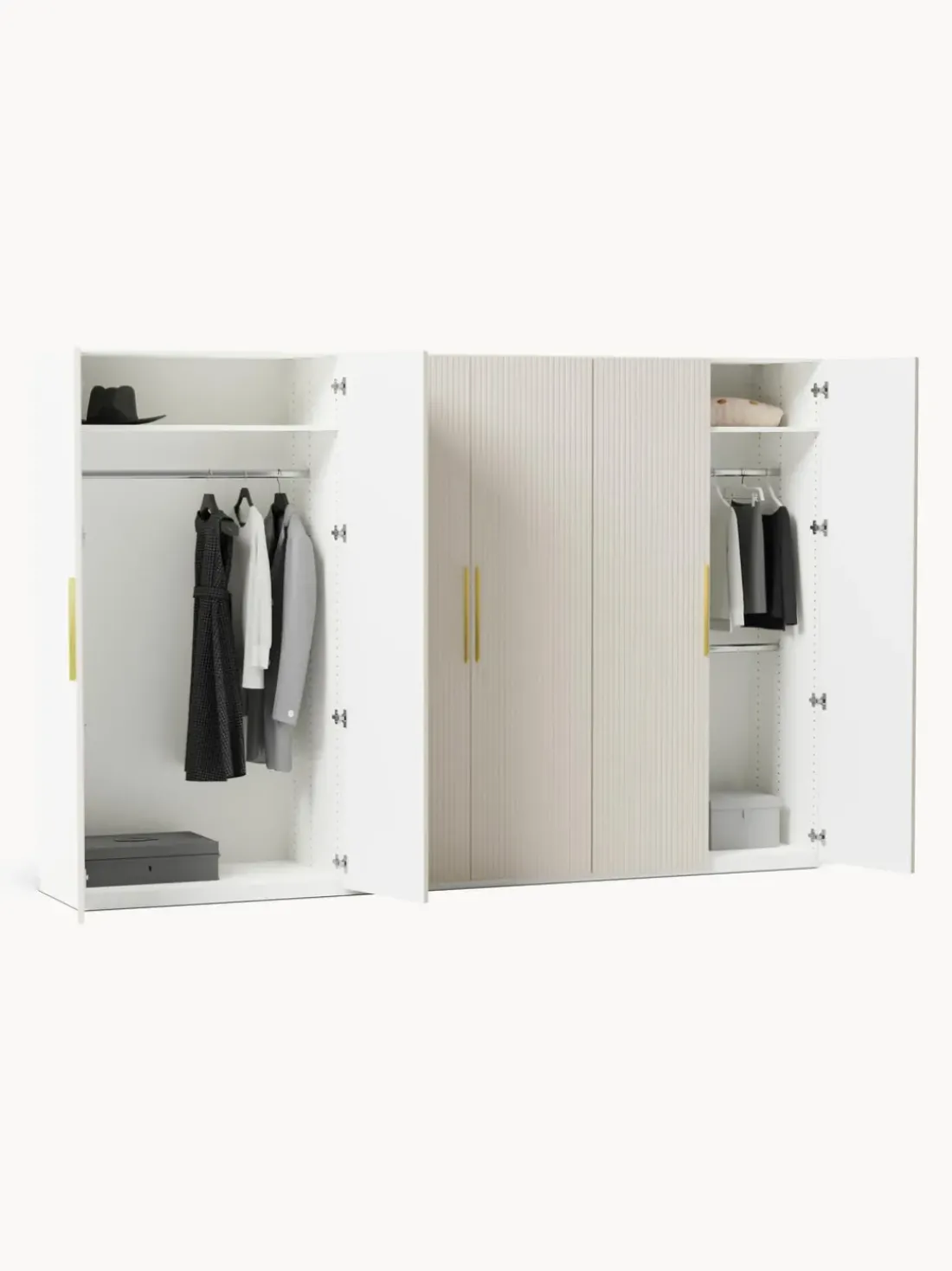 Armario modular Simone, An 300 cm, variantes diferentes