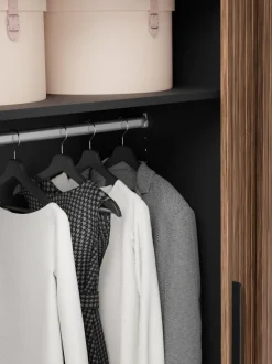 Armario modular Simone, 2 puertas correderas (150 cm), diferentes variantes