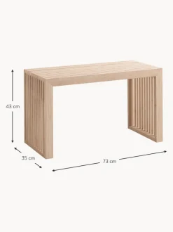 Banco de madera de bambú Rib