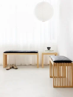 Banco de madera de bambú Rib