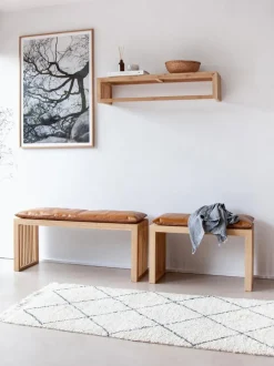 Banco de madera de bambú Rib