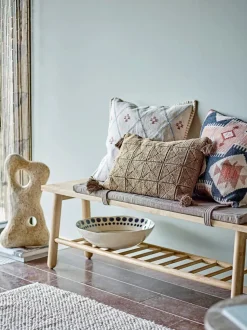 Banco de madera de caucho Linde