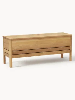 Banco de madera de roble con espacio de almacenaje A Line