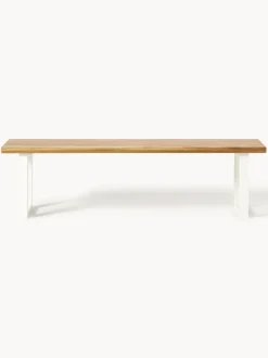 Banco de madera de roble Oliver, tamaños diferentes