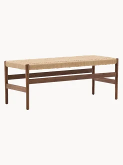 Banco de madera de roble Zaide