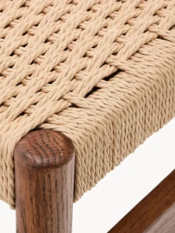 Banco de madera de roble Zaide