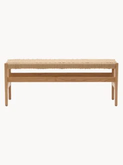 Banco de madera de roble Zaide