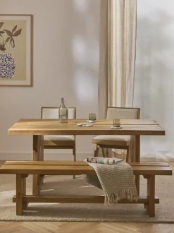 Banco de madera de teca Hugo, tamaños diferentes