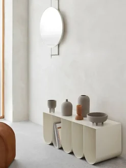Banco de metal Curved