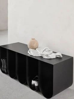 Banco de metal Curved