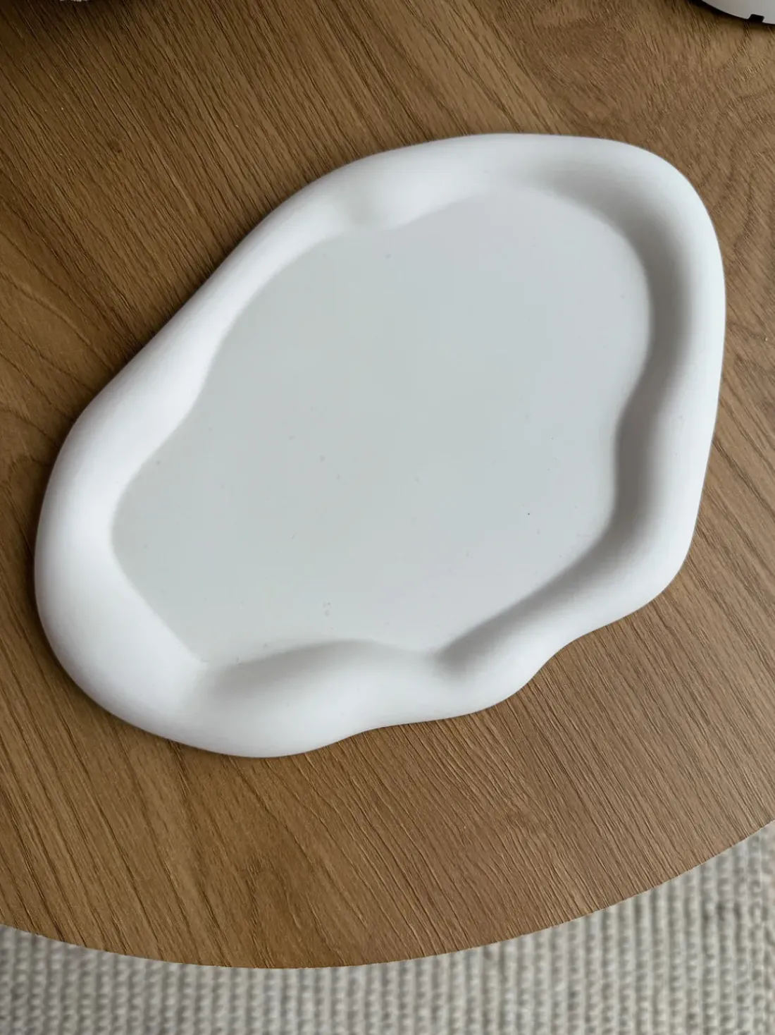 Bandeja decorativa artesanal Cloud