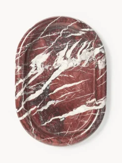 Bandeja decorativa de mármol Maba
