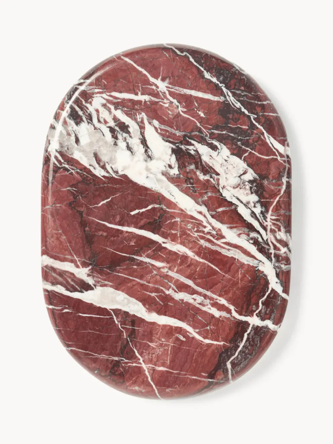 Bandeja decorativa de mármol Maba