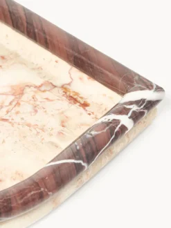 Bandeja decorativa de mármol Maba