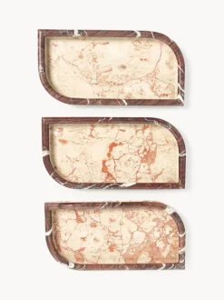 Bandeja decorativa de mármol Maba