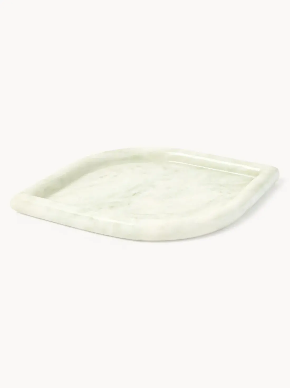 Bandeja decorativa de mármol Maba