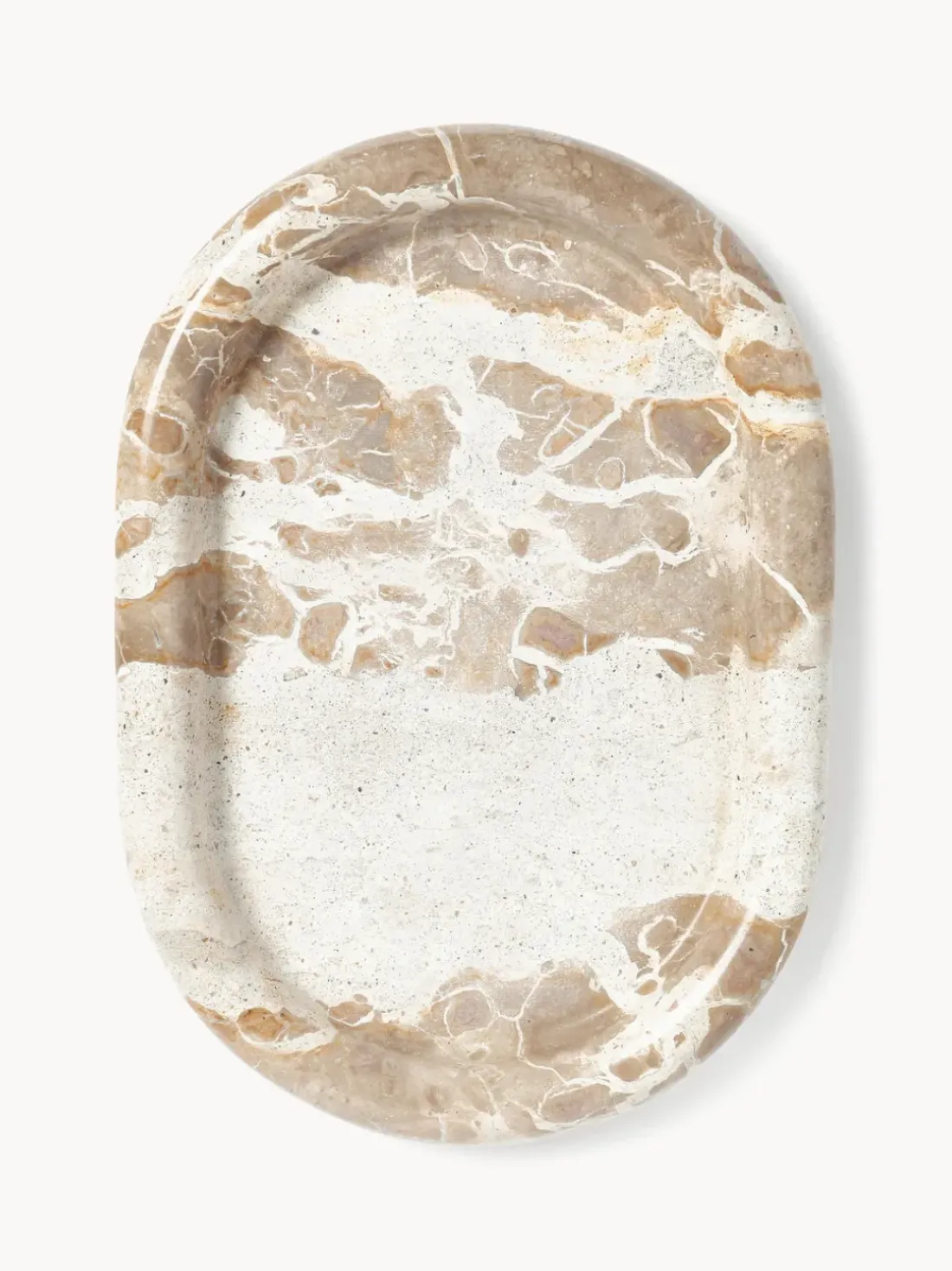Bandeja decorativa de mármol Maba