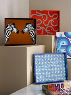 Bandeja decorativa Zebra