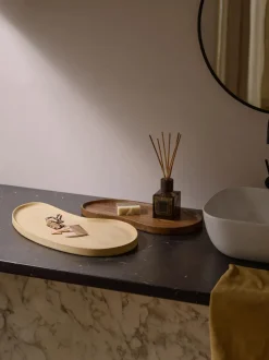 Bandejas decorativas de madera de mango Oda, 2 uds.