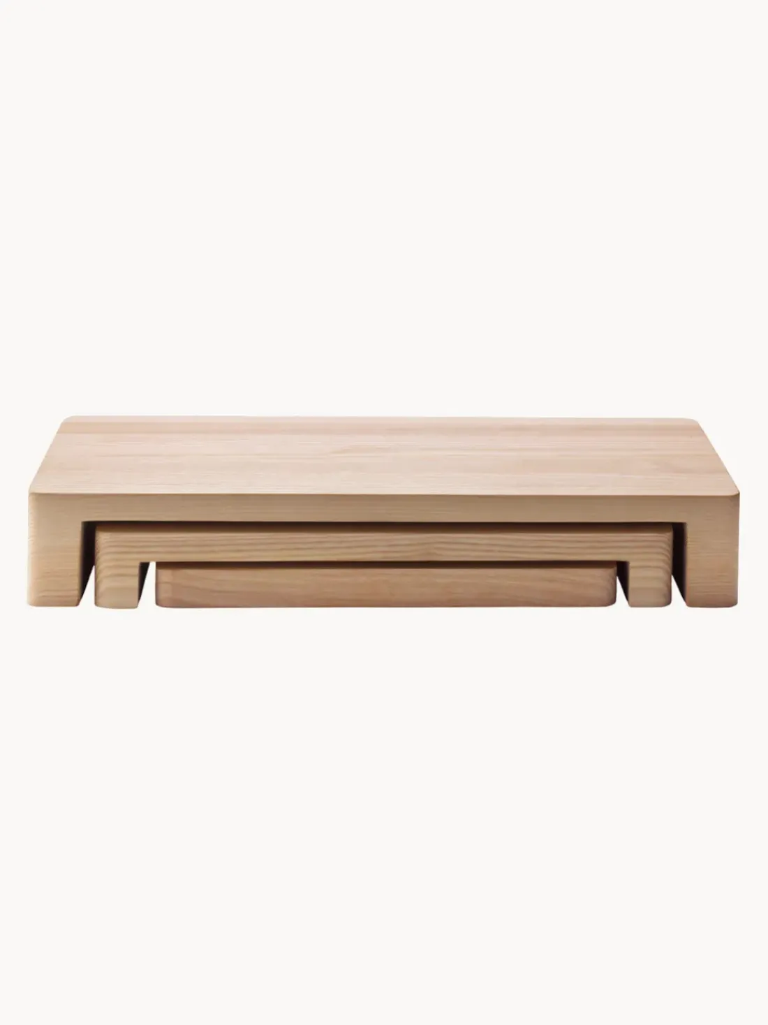 Bandejas para servir artesanales de madera de fresno Collective, 3 uds.