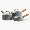 Batería de cocina antiadherente Mayflower Pro, 6 pzas.