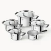 Batería de cocina de acero inoxidable Poletto, 5 pzas.