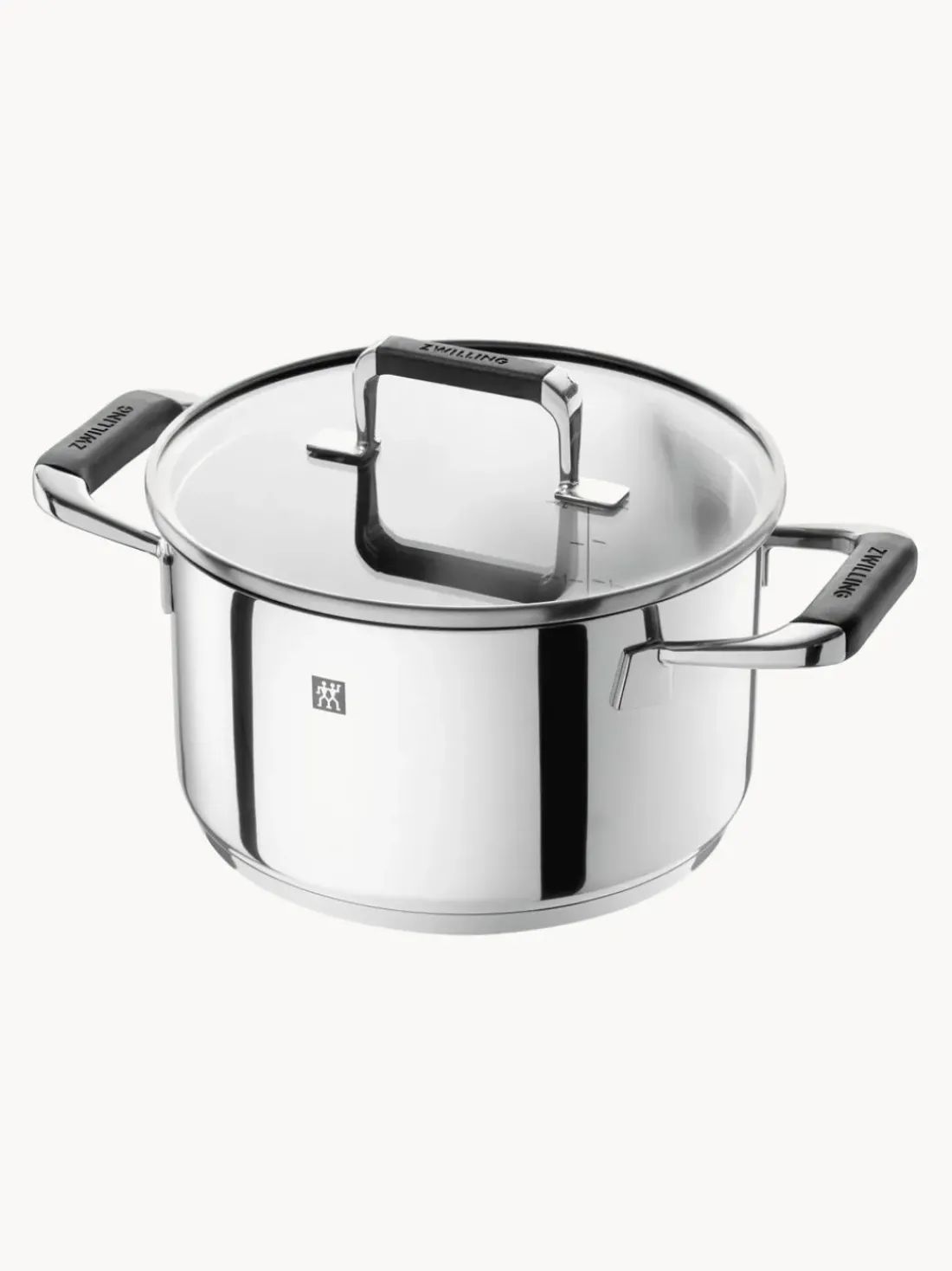 Batería de cocina de acero inoxidable Poletto, 5 pzas.
