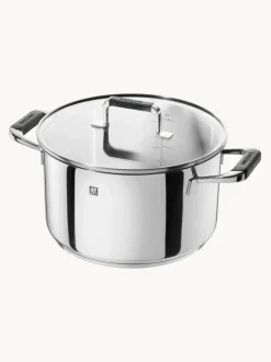 Batería de cocina de acero inoxidable Poletto, 5 pzas.